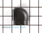 End cap, vent (lt-blk - Part # 704387 Mfg Part # 74004364