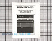 Manual, use & care - Part # 694852 Mfg Part # 71001485