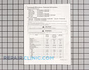 Tech Sheet - Part # 219927 Mfg Part # RS2230003