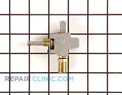 Valve, top burner - Part # 341283 Mfg Part # 0301059