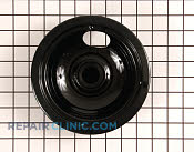 6 Inch Burner Drip Bowl - Part # 1242559 Mfg Part # Y04100392