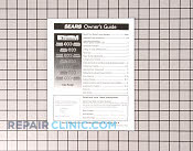 Owner's Manual - Part # 493742 Mfg Part # 316000923