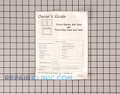 Owner's Manual - Part # 778747 Mfg Part # 74005224