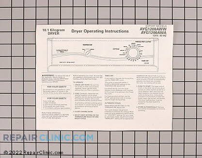 Manual, use & care 31001454        Main Product View