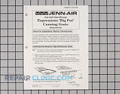 Manual, use & care - Part # 695094 Mfg Part # 71001758