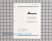 Manuals, Care Guides & Literature - Part # 500880 Mfg Part # 31811101