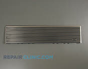 Louvered grille, 48" x 11" - Part # 1389132 Mfg Part # 7007308