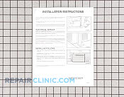 Instruction, installation - Part # 938295 Mfg Part # 5303303809