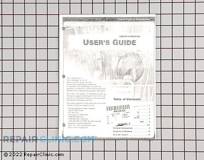 Manual, use & care (t 99002394 Main Product View