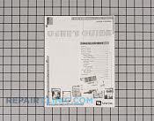 Manual, use & care - Part # 703763 Mfg Part # 74003685