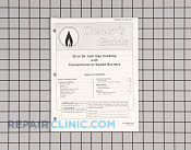 Manuals, Care Guides & Literature - Part # 702202 Mfg Part # 74001971