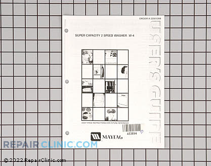 Owner's Manual 22001098        Main Product View