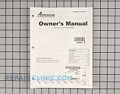 Owner's Manual - Part # 998888 Mfg Part # 12401534