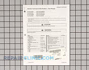Tech sheet - Part # 1023118 Mfg Part # 32076301