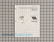 Manual, use & care - Part # 646237 Mfg Part # 54001122