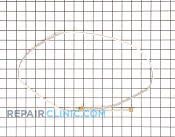 Gas Tube or Connector - Part # 895686 Mfg Part # 74006335