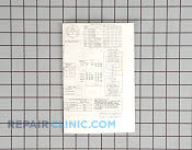 Manuals, Care Guides & Literature - Part # 774931 Mfg Part # 131806900