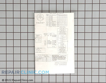 Wiring diagram 131806900       Main Product View