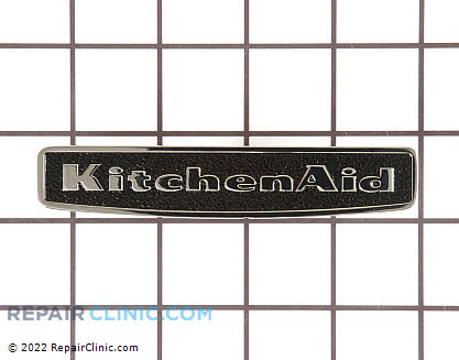 Nameplate (black) 9757730BL       Main Product View