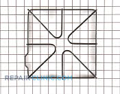 Grate, burner - Part # 725985 Mfg Part # 816723