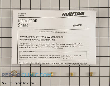 Conversion Kit 5415A016-60 Main Product View