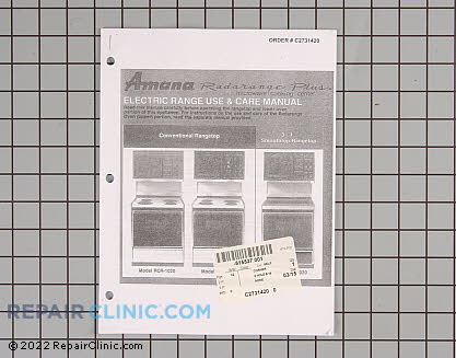 Owners manual C2731420        Main Product View