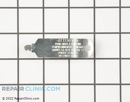 Door Key WR5X5048 Main Product View