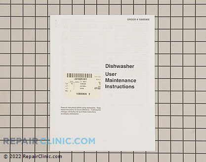 Owner's Manual 10885805 Main Product View