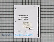Owners manual (bm refrig) - Part # 386886 Mfg Part # 10937004