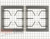 Burner Grate 12001481        Alternate Product View