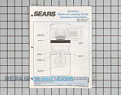 Manuals, Care Guides & Literature - Part # 406759 Mfg Part # 131219200