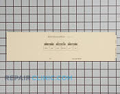 Overlay - Part # 449743 Mfg Part # 2180369