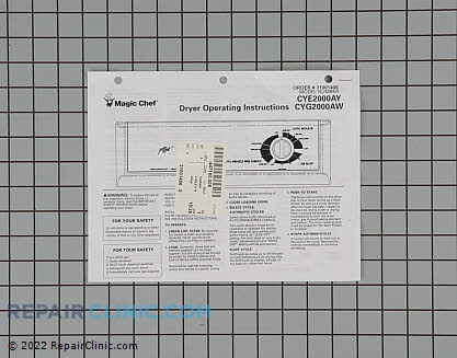 Manual, use & care 31001406        Main Product View