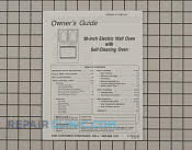 Manuals, Care Guides & Literature - Part # 696569 Mfg Part # 71003314
