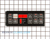 Overlay, clock (blk) - Part # 696565 Mfg Part # 71003310