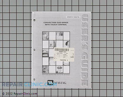 Manual, use & care 74002756 Main Product View