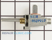 Valve, top burner - Part # 707321 Mfg Part # 7502P217-60