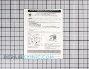 Instructions - Part # 918452 Mfg Part # 318201653