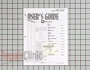 Manual, use & care - Part # 1001934 Mfg Part # 31001515