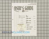 Manual, use & care - Part # 1009333 Mfg Part # 74007564