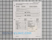 Manuals, Care Guides & Literature - Part # 1021959 Mfg Part # RT3220006