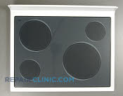 Glass Cooktop - Part # 1034832 Mfg Part # 74008543
