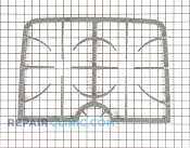 Burner Grate - Part # 1035331 Mfg Part # 74009083