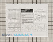 Manuals, Care Guides & Literature - Part # 1038452 Mfg Part # 240379014