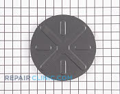 Simmer Plate - Part # 1062820 Mfg Part # 318254200