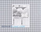 Manuals, Care Guides & Literature - Part # 1066923 Mfg Part # 12842103