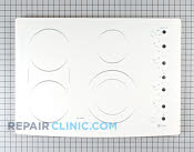 Glass maintop asm - Part # 1088260 Mfg Part # WB62T10400