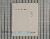 Manuals, Care Guides & Literature - Part # 1108035 Mfg Part # 592240