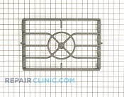 Grate, center (black) - Part # 1179098 Mfg Part # 8285881CB