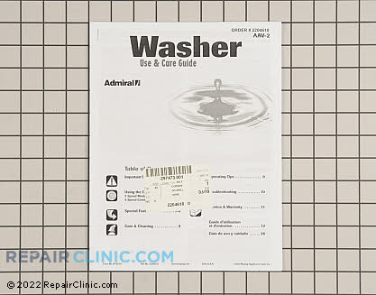 Owner's Manual 2204618 Main Product View